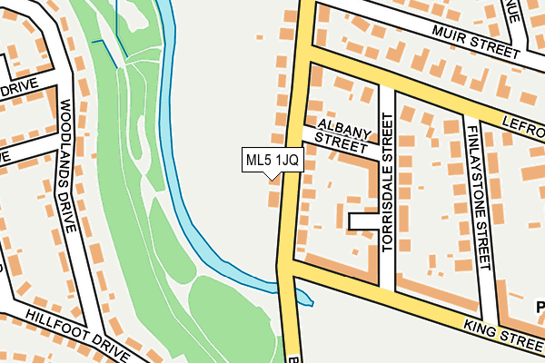 ML5 1JQ map - OS OpenMap – Local (Ordnance Survey)