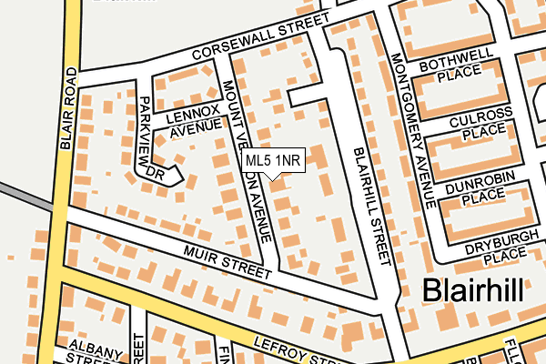 Map of HYLAND ENTERPRISE & HOUSING LTD. at local scale
