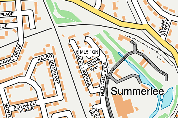 ML5 1QN map - OS OpenMap – Local (Ordnance Survey)