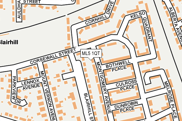 ML5 1QT map - OS OpenMap – Local (Ordnance Survey)