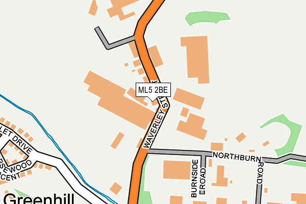 Map of CAIRNHILL FRAMING SYSTEMS LIMITED at local scale