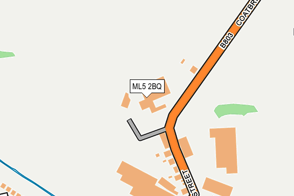 ML5 2BQ map - OS OpenMap – Local (Ordnance Survey)