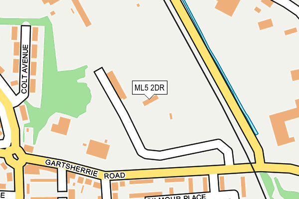 ML5 2DR map - OS OpenMap – Local (Ordnance Survey)