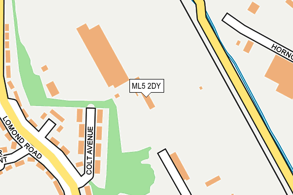 ML5 2DY map - OS OpenMap – Local (Ordnance Survey)