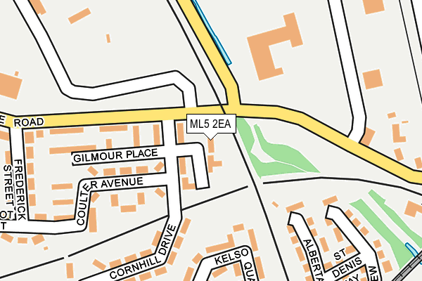 ML5 2EA map - OS OpenMap – Local (Ordnance Survey)