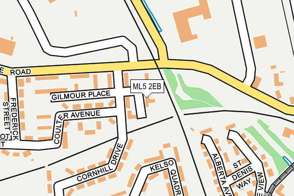 ML5 2EB map - OS OpenMap – Local (Ordnance Survey)
