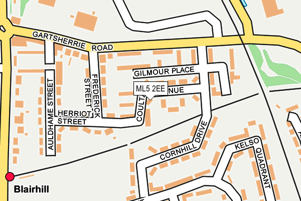 ML5 2EE map - OS OpenMap – Local (Ordnance Survey)