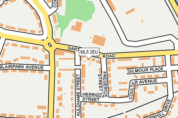 ML5 2EU map - OS OpenMap – Local (Ordnance Survey)