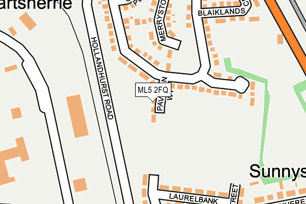ML5 2FQ map - OS OpenMap – Local (Ordnance Survey)