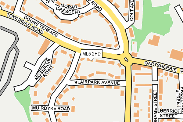 ML5 2HD map - OS OpenMap – Local (Ordnance Survey)