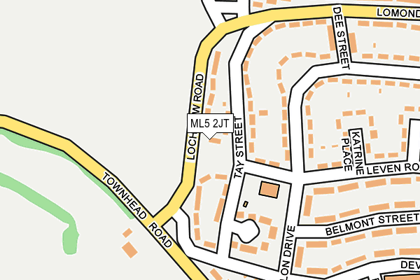 ML5 2JT map - OS OpenMap – Local (Ordnance Survey)