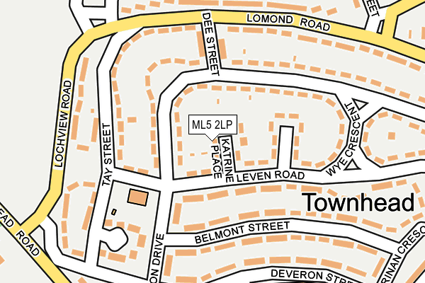 ML5 2LP map - OS OpenMap – Local (Ordnance Survey)