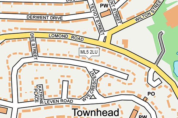 ML5 2LU map - OS OpenMap – Local (Ordnance Survey)