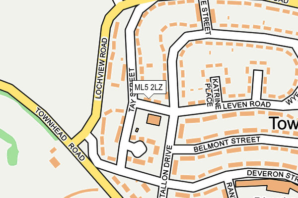 ML5 2LZ map - OS OpenMap – Local (Ordnance Survey)