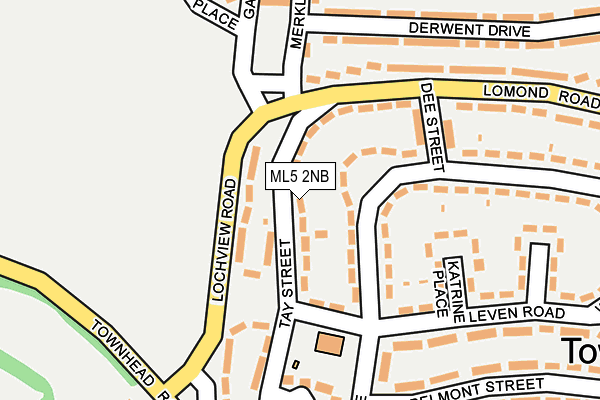 ML5 2NB map - OS OpenMap – Local (Ordnance Survey)
