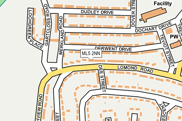ML5 2NN map - OS OpenMap – Local (Ordnance Survey)
