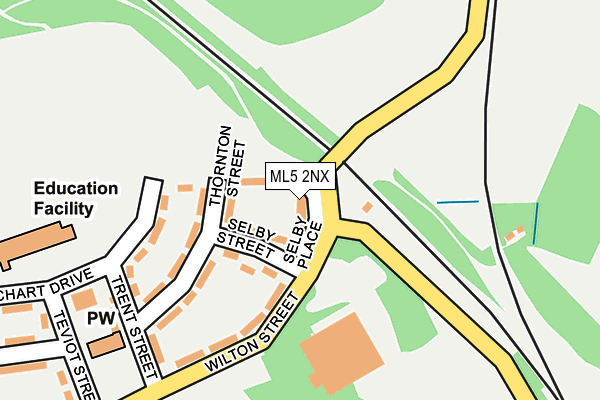 ML5 2NX map - OS OpenMap – Local (Ordnance Survey)