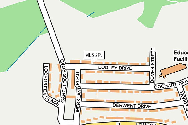 ML5 2PJ map - OS OpenMap – Local (Ordnance Survey)