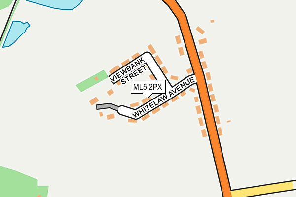 ML5 2PX map - OS OpenMap – Local (Ordnance Survey)