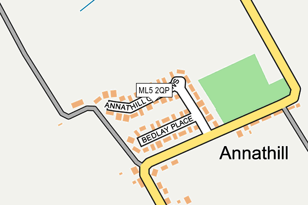 ML5 2QP map - OS OpenMap – Local (Ordnance Survey)
