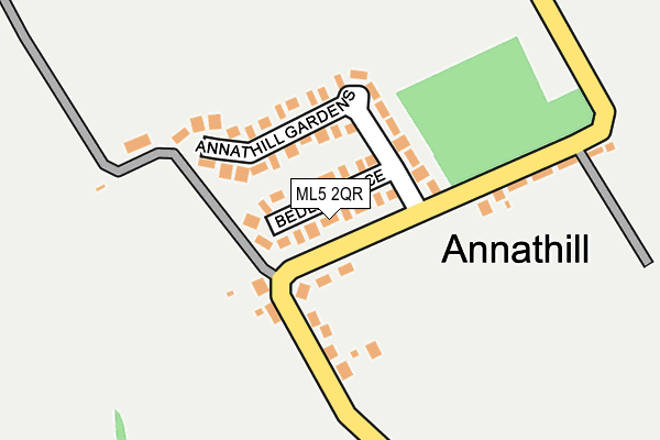 ML5 2QR map - OS OpenMap – Local (Ordnance Survey)