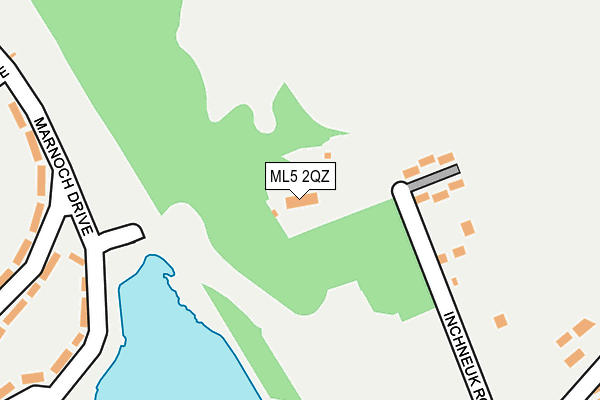 ML5 2QZ map - OS OpenMap – Local (Ordnance Survey)