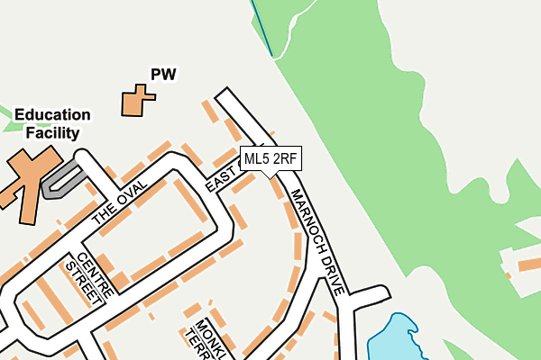 ML5 2RF map - OS OpenMap – Local (Ordnance Survey)