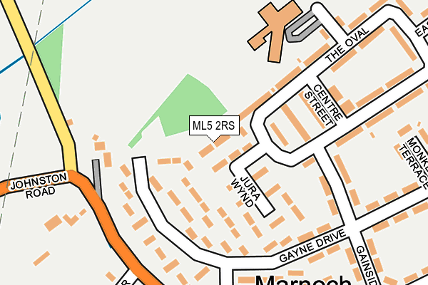 ML5 2RS map - OS OpenMap – Local (Ordnance Survey)