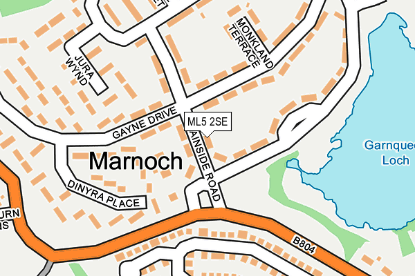 ML5 2SE map - OS OpenMap – Local (Ordnance Survey)