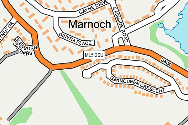 ML5 2SU map - OS OpenMap – Local (Ordnance Survey)