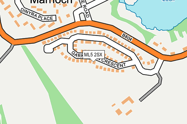 ML5 2SX map - OS OpenMap – Local (Ordnance Survey)