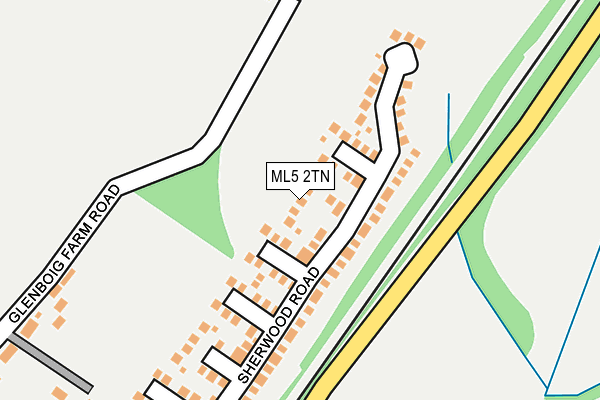 ML5 2TN map - OS OpenMap – Local (Ordnance Survey)