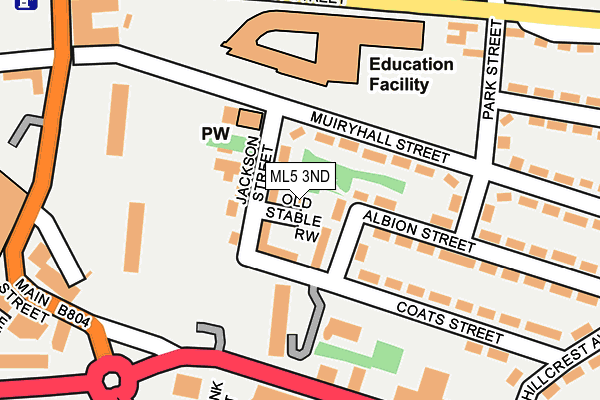 ML5 3ND map - OS OpenMap – Local (Ordnance Survey)