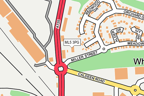 ML5 3PG map - OS OpenMap – Local (Ordnance Survey)