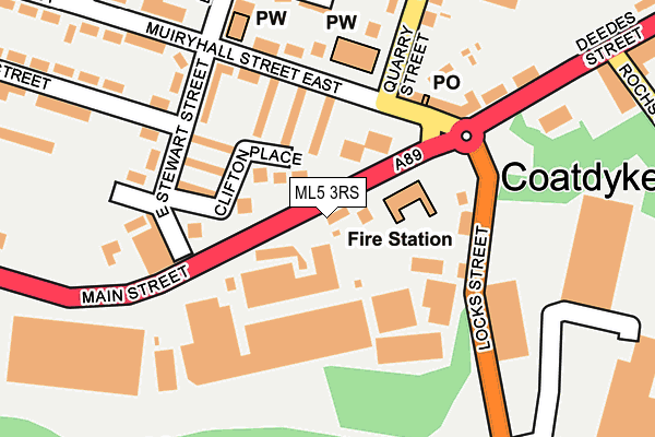 Map of RED BIRD EDINBURGH LIMITED at local scale
