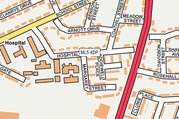 ML5 4DP map - OS OpenMap – Local (Ordnance Survey)