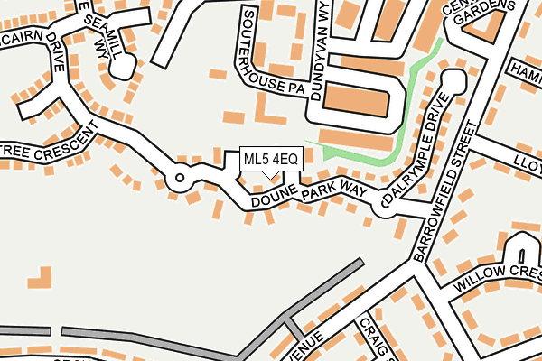 ML5 4EQ map - OS OpenMap – Local (Ordnance Survey)