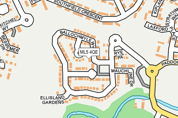 ML5 4QE map - OS OpenMap – Local (Ordnance Survey)