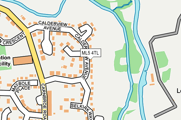 ML5 4TL map - OS OpenMap – Local (Ordnance Survey)