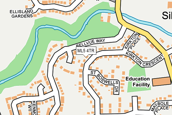 ML5 4TR map - OS OpenMap – Local (Ordnance Survey)
