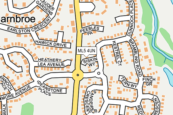 ML5 4UN map - OS OpenMap – Local (Ordnance Survey)