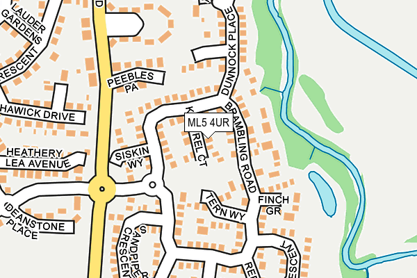 ML5 4UR map - OS OpenMap – Local (Ordnance Survey)