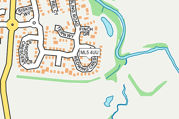 ML5 4UU map - OS OpenMap – Local (Ordnance Survey)