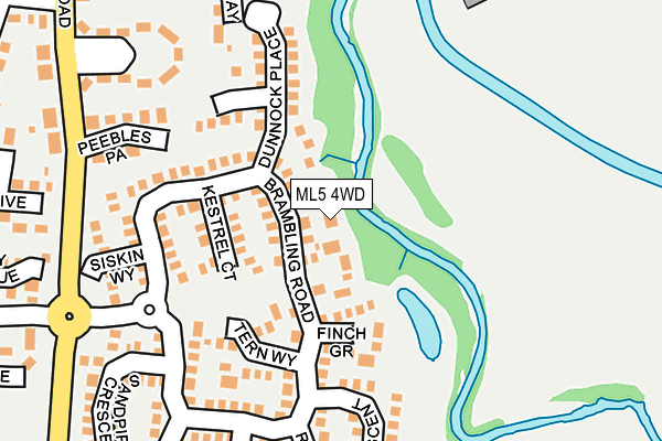 ML5 4WD map - OS OpenMap – Local (Ordnance Survey)