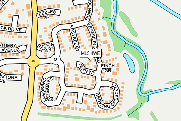 ML5 4WE map - OS OpenMap – Local (Ordnance Survey)