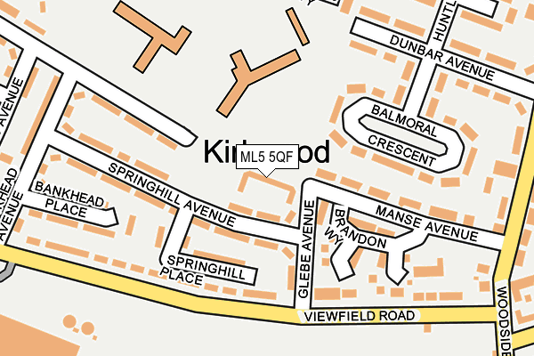 ML5 5QF map - OS OpenMap – Local (Ordnance Survey)