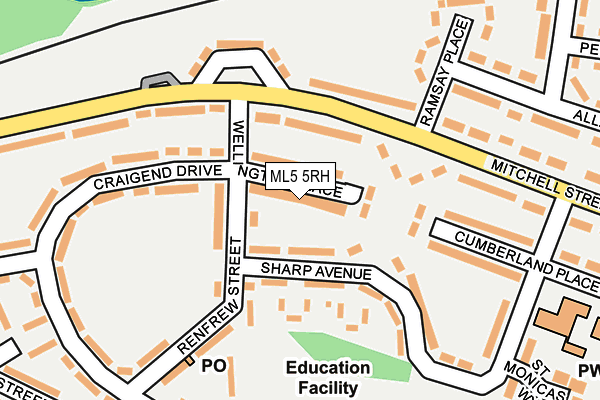 Map of GARAGE ON THE CORNER LIMITED at local scale