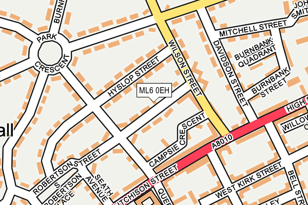 ML6 0EH map - OS OpenMap – Local (Ordnance Survey)