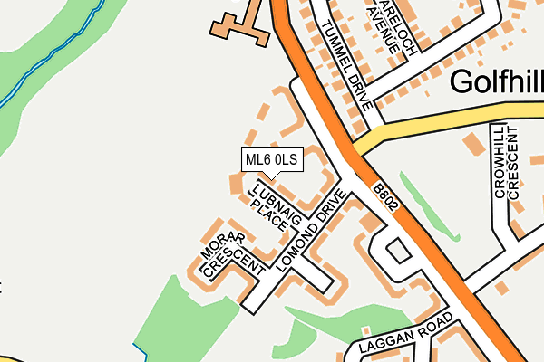 ML6 0LS map - OS OpenMap – Local (Ordnance Survey)