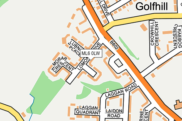 ML6 0LW map - OS OpenMap – Local (Ordnance Survey)